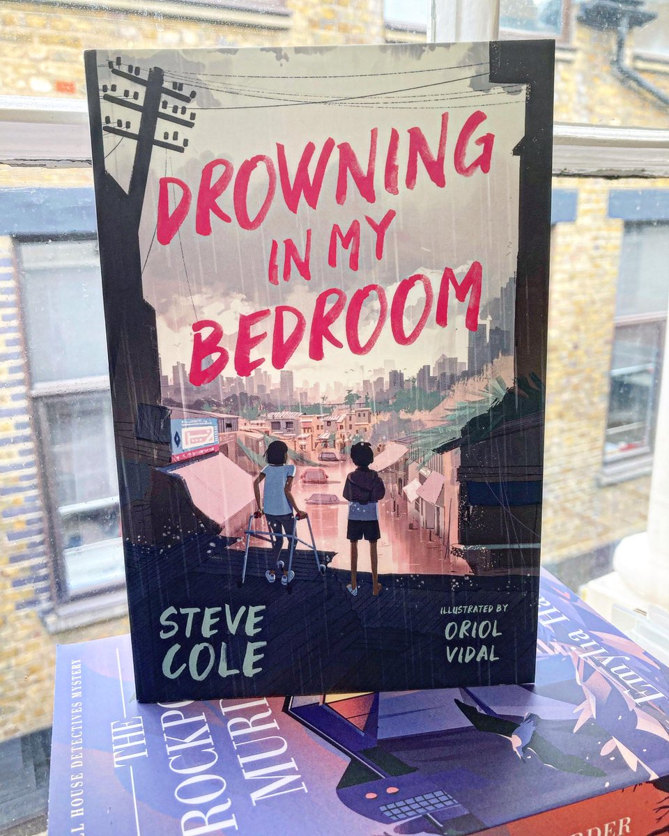 🎉 Happy publication day to @SteveColeBooks and #DrowningInMyBedrom 🌍 The terrifying impact of global warming on vulnerable lives is laid bare in this gripping tale of survival. 📖 Published today by @BarringtonStoke