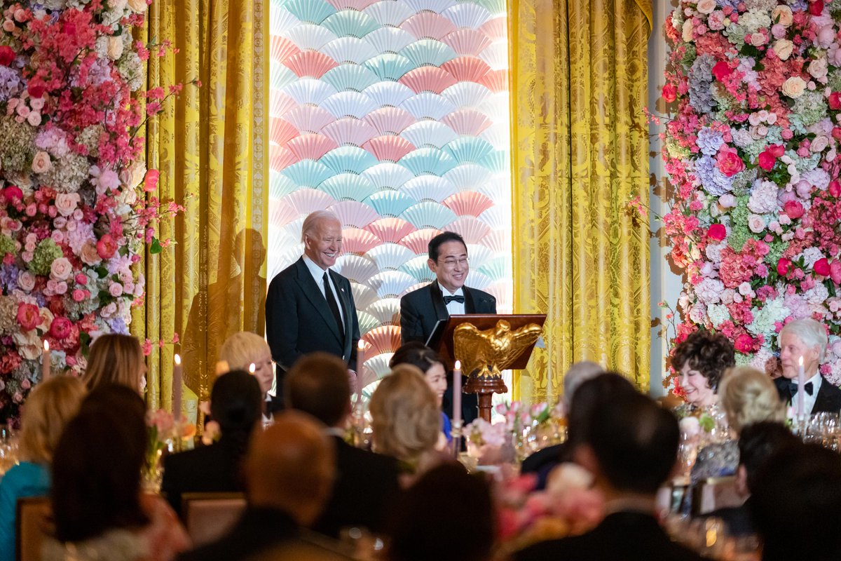 Last night, as we celebrated the Alliance between Japan and the United States, we remembered the work that was done to find healing where there was hardship. We remembered the Japanese and American people who not only brought us together – But brought us forward to this day.