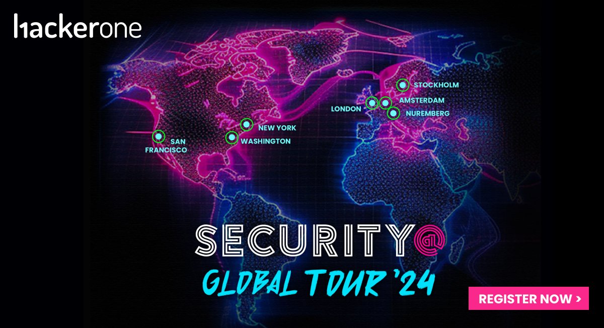 Have you secured your spot for the next #SecurityAt stop? Register now to join us: 📍Security@ U.S. West- 04/25, San Francisco 📍Security@ Benelux- 04/25, Amsterdam 📍Security@ Nordics- 05/22, Stockholm 📍Security@ UK&I- 06/04, London ✍️➡️ bit.ly/3WcdMDF