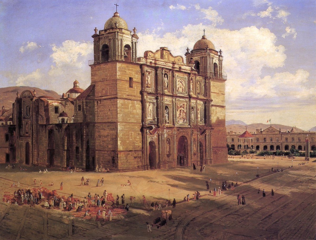 Catedral de Oaxaca wikiart.org/en/jose-maria-…