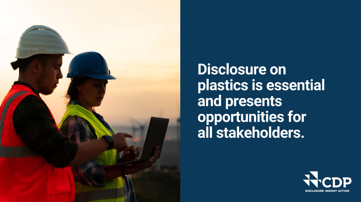 61% of companies that disclosed their plastics impact through CDP in 2023 have set or are planning to set plastic-related targets in the next 2 years. See how disclosure is supporting companies to take key actions on plastics pollution: ow.ly/FHbe50RcZsL