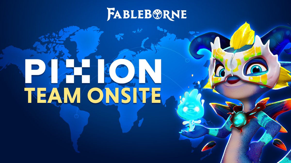 Big things are coming to @PixionGames! So next week, our global team will gather in the UK, bringing together brilliant minds from all over the world. Here we’ll set the stage for the future of Fableborne. Primordials, get ready for the ride ahead!