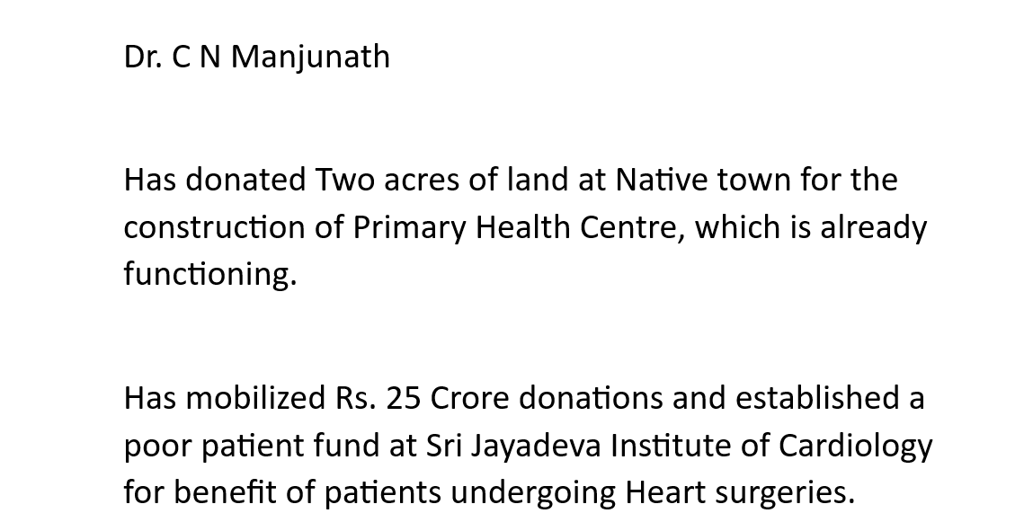 Pruthvin Reddy (@pruthvinreddy) on Twitter photo #KnowYourCandidate :
DK Suresh -- 57Crores tax liability!!!( 57 ಕೋಟಿ ತೆರಿಗೆ ಬಾಕಿ...)
<a href="/DrCNManjunath/">Dr.C.N.Manjunath</a> donated 2 acres for PHC hospital & mobilized 25Crores to help poor patients who undergone heart surgeries.
#BengaluruRural #KnowYourCandidate :
DK Suresh -- 57Crores tax liability!!!( 57 ಕೋಟಿ ತೆರಿಗೆ ಬಾಕಿ...)
<a href="/DrCNManjunath/">Dr.C.N.Manjunath</a> donated 2 acres for PHC hospital & mobilized 25Crores to help poor patients who undergone heart surgeries.
#BengaluruRural