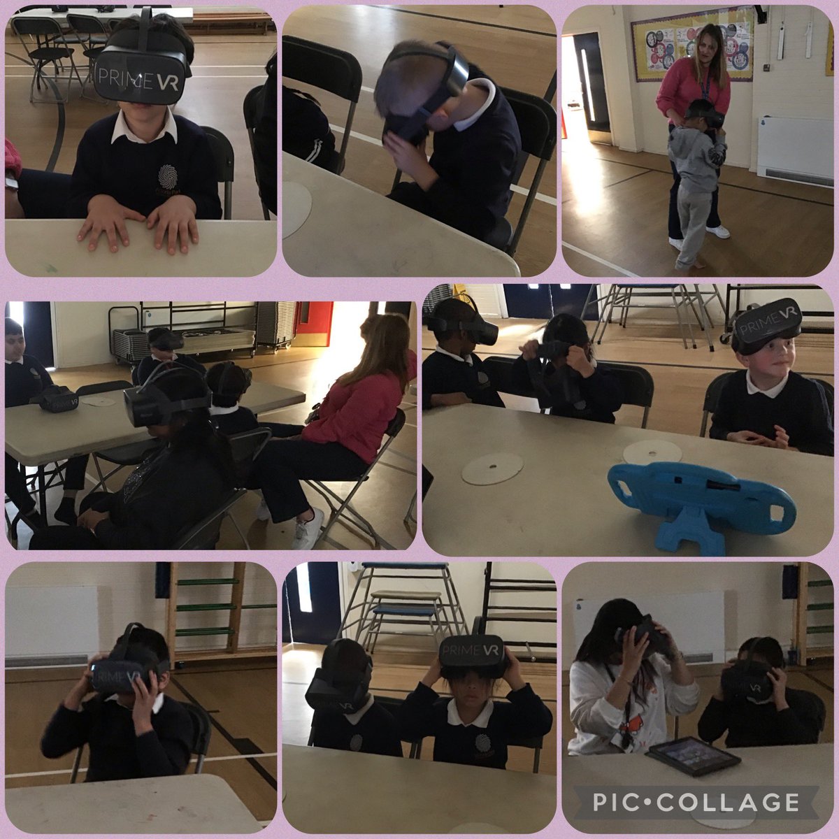 Thank you Miss Blackstock for organising an exciting experience for the Busy 🧸s today. We loved using the virtual reality headsets to see volcanic eruptions 🌋 @VicParkAcademy @KainthKiran @BiArfana @agnes79_79 @parvkumari @Tanyabee1303