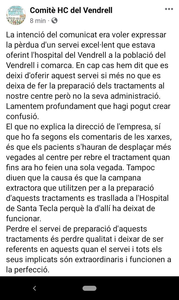 Comitè d'empresa Hospital del Vendrell tweet media