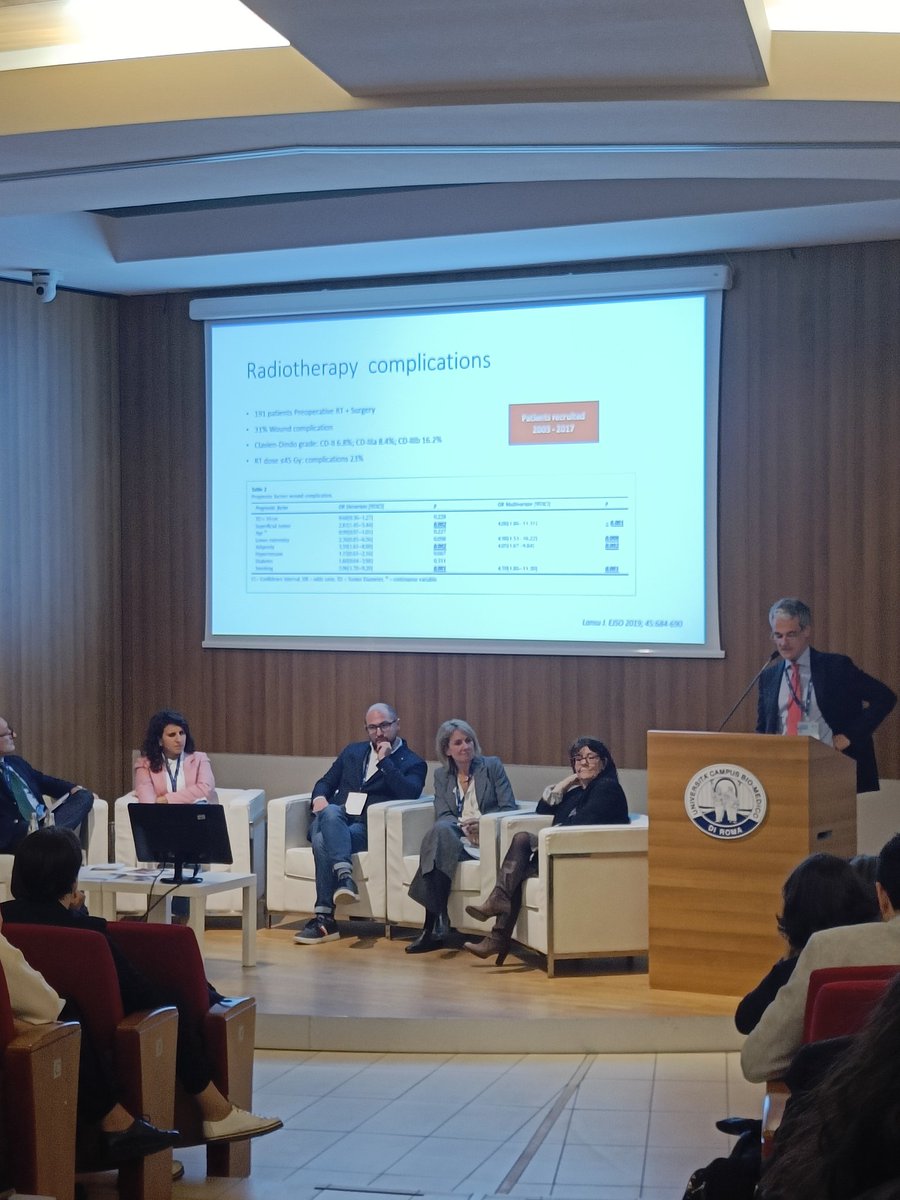 ItaSarcomaGroup's tweet image. ☢️ Debating the role of preoperative #radiotherapy in high risk #sarcomas
‼️Splitted medical community: maybe not for all pts?
🟢 Informed decision making and tailored treatments are the key to optimize patients outcomes and quality of life

@alegronchi @FedeNavarria #isg