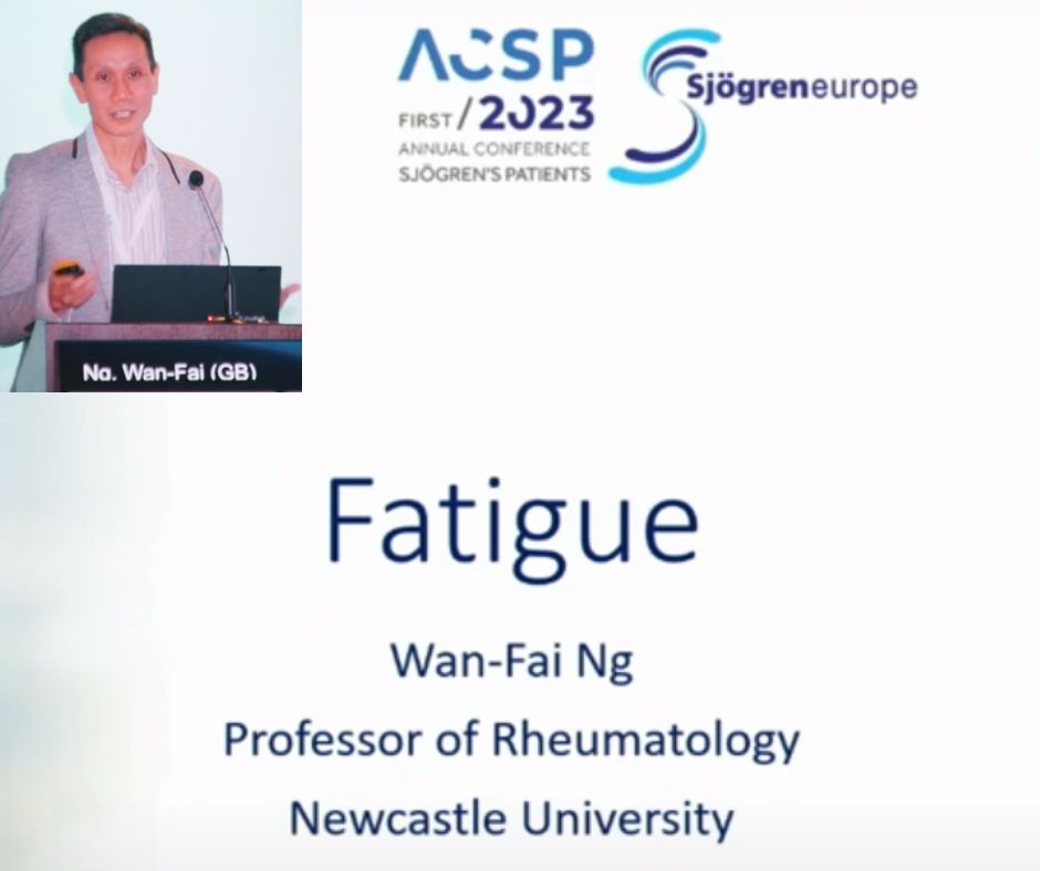 Fatigue in Sjögrens can be overwhelming and debilitating.  Check out this presentation by Prof Wan-Fai Ng: youtu.be/qwbPKuf1h34?si…
#SjögrensAwarenessMonth #Sjögren #SjögrenEurope #SjögrenDisease #timeforchange