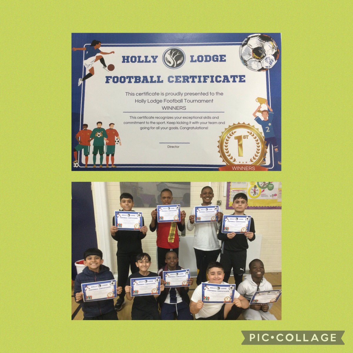 Congratulations to Year 5 for winning the football tournament at Holly Lodge! 🏆⚽️👏🏽 #excellence #unity @VicParkAcademy @simonwaldron66