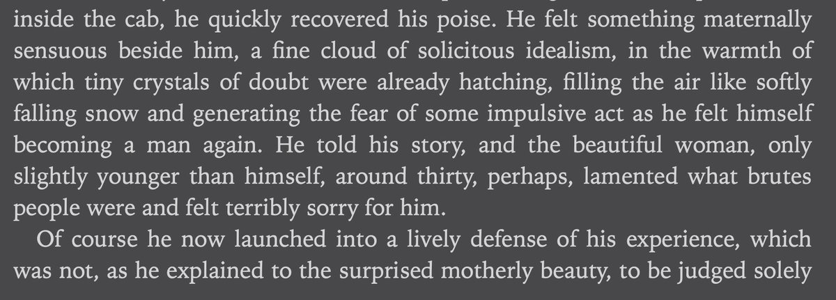bronzeagemantis's tweet image. A passage I've always liked from Musil's Man Without Qualities--boxing, sport as mystical-ecstatic transcendence in modern world...said with usual half-ironic cheerful malice, but only half...Ulrich tells this to his new girlfriend/mistress who rescues him after a fight in street