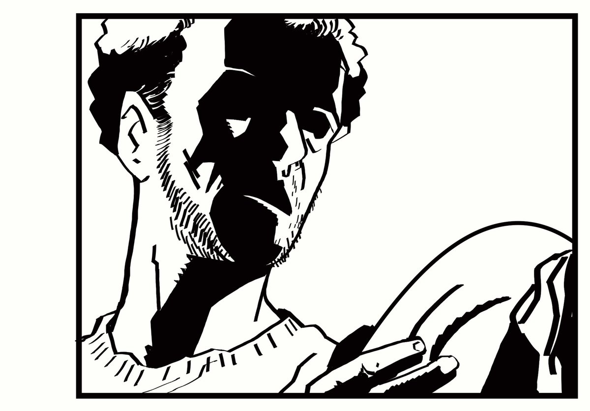 I like this face. #makingcomics 