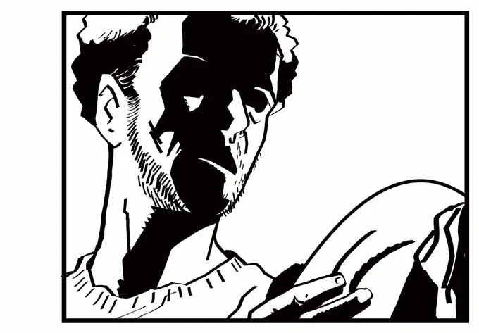 I like this face. #makingcomics 