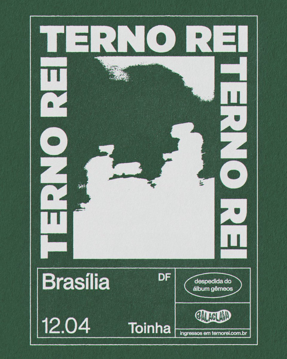 Iniciamos a Tour em Brasilia com nossos amigos do Rancore amanhã! ingressos tinyurl.com/TernoReiBrasil…