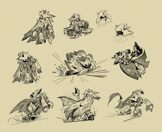 Compiled some more scrapnik island sketches!Mecha sonic dashing around is always super fun to draw in particular 