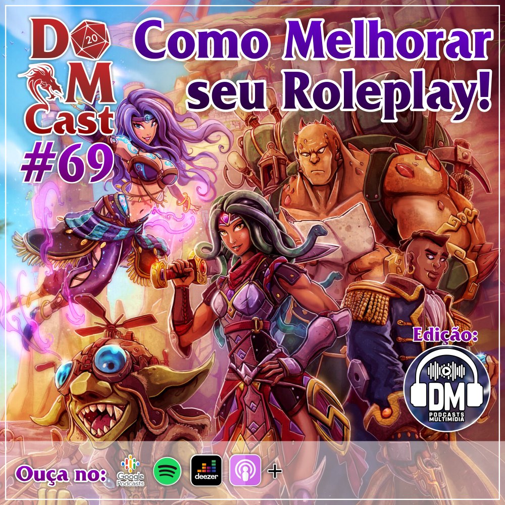 DiceMastersRPG's tweet photo. Rolem iniciativa jogadores! 
Neste DM Cast, vamos falar sobre Como Melhorar seu Roleplay!

Link para o Episódio:
https://t.co/tiCIueAiA2

Participantes:

Vitor Montanha (@vhmontanha )
Kennedy Seixas (@kndseixas )

#RPG #Podcast #DnD #5e #T20 #DiceMasters #roleplay
#Gurps
(1/3) https://t.co/aRoKGGc8fc