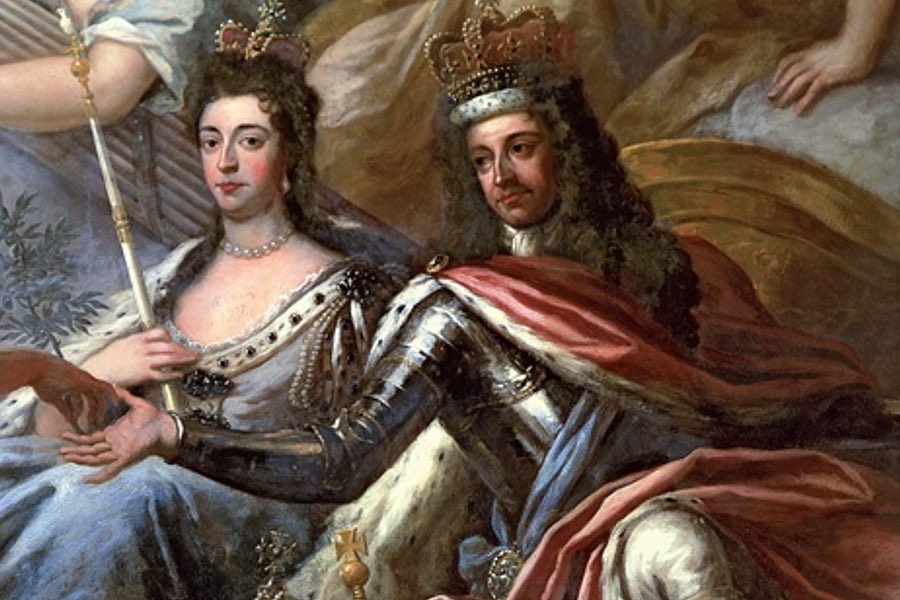 Gloriously crowned in Westminster Abbey #OTD in 1689