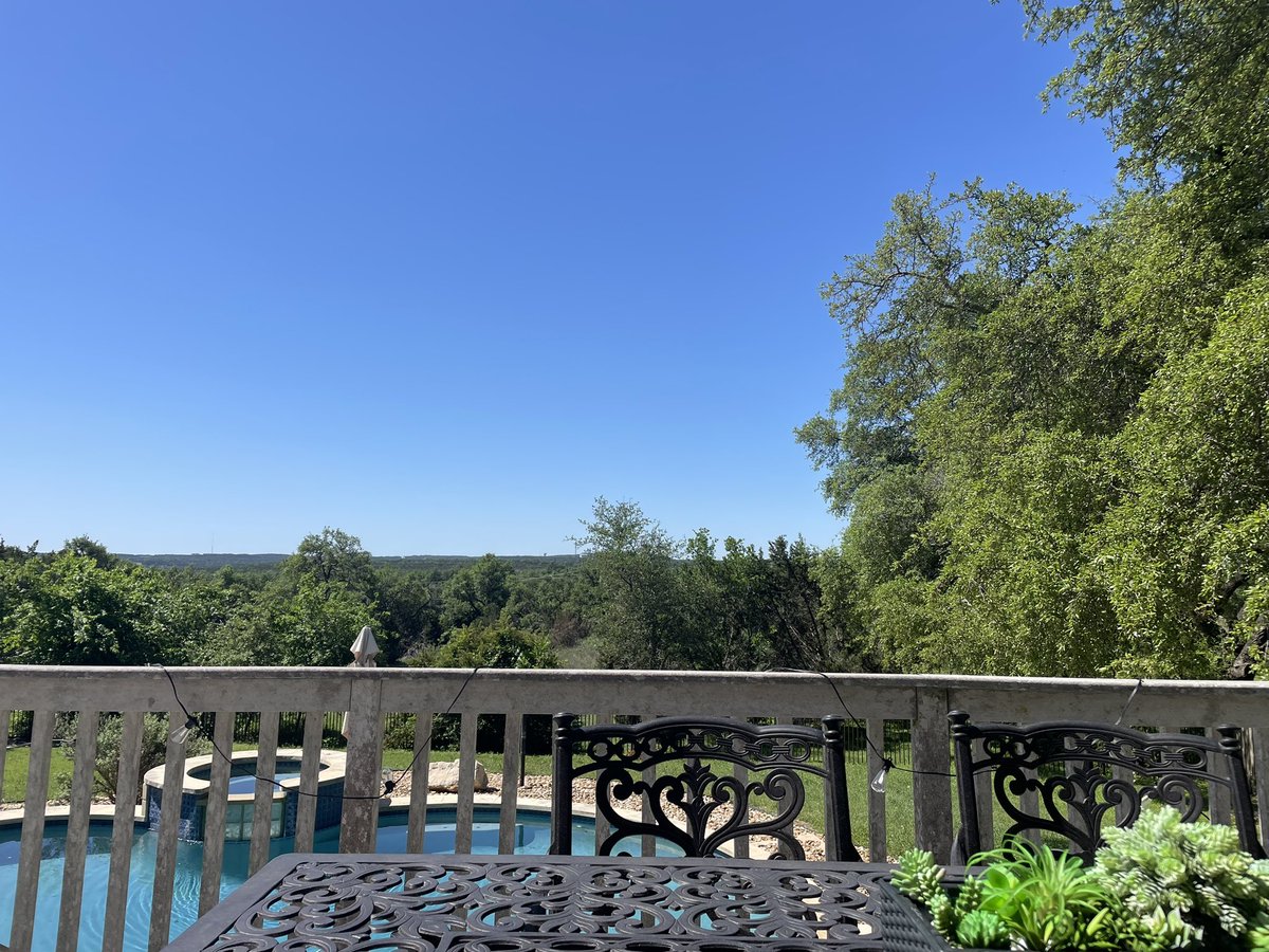 Beautiful day in Austin, so I thought I would work outside.