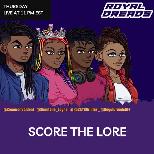 🥁 Calling all music enthusiasts! 🎵 It's #ScoreTheLore Day & we are back reunited with the Queen @Shontelle_Layne  & our Guys  @RoCkY2GriMeY__ @CameronBolden1 Lyricists, 🎤 Singers 🗣️ Producers 🎼 this is your stage join us 2nite at 11PM EST.
x.com/i/spaces/1odkr…