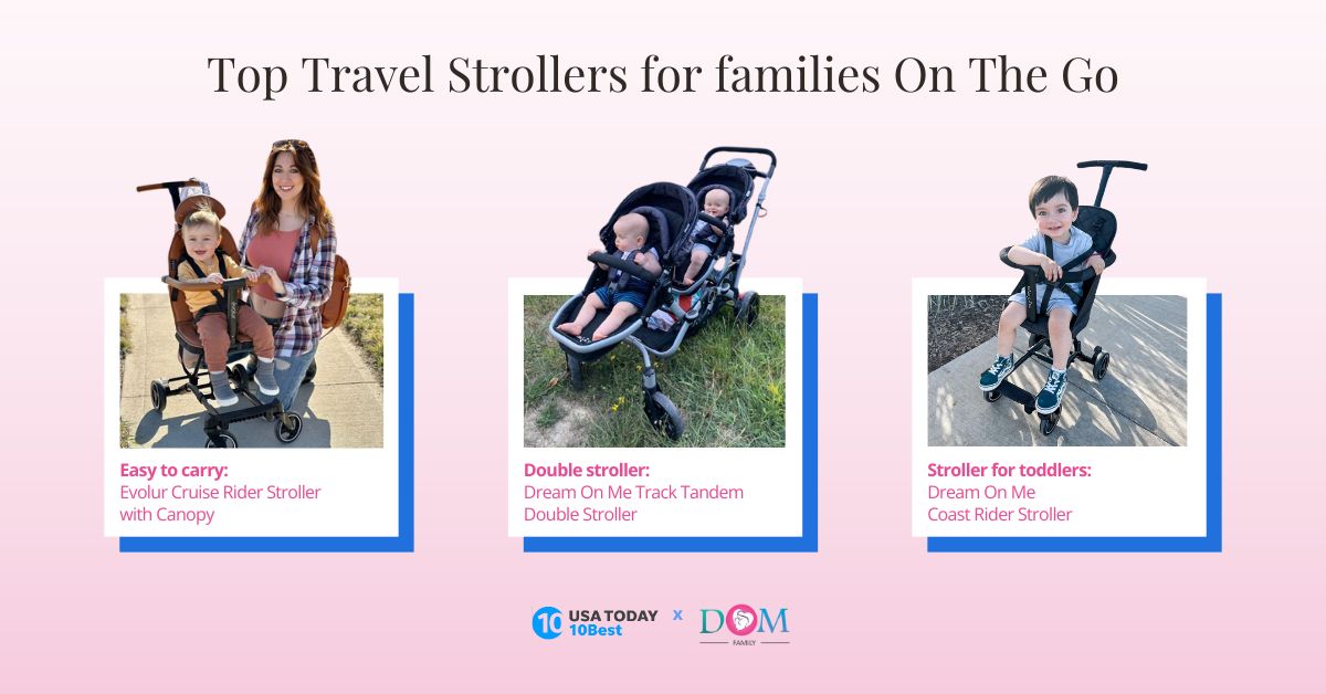 TheDOMFamilyInc's tweet photo. Find top travel gear for a fun, family-friendly, and stress-free adventure. Explore the range on buybuy BABY! 💯
Thank you for the feature, USA Today! #DOMWins https://t.co/JmC1NNp0BV

#domfamily #dreamonme #evolur #evolurstrollers  #beststrollers2024 https://t.co/pgzKCloOdZ