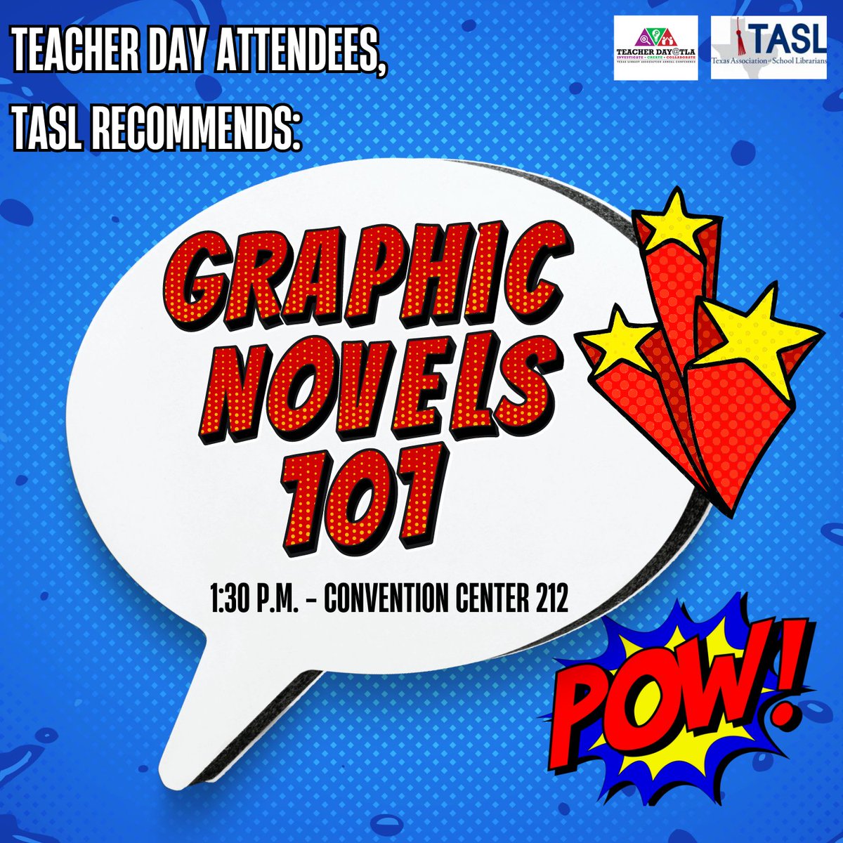 📚 Excited to join #TxLA24 for a session on embracing graphic novels in K-12 programming! 🎨 Dive into the evolution of comics, aligning with TEKS, and advocacy strategies for parents & teachers. @TxASL @TxLA #TDTLA24