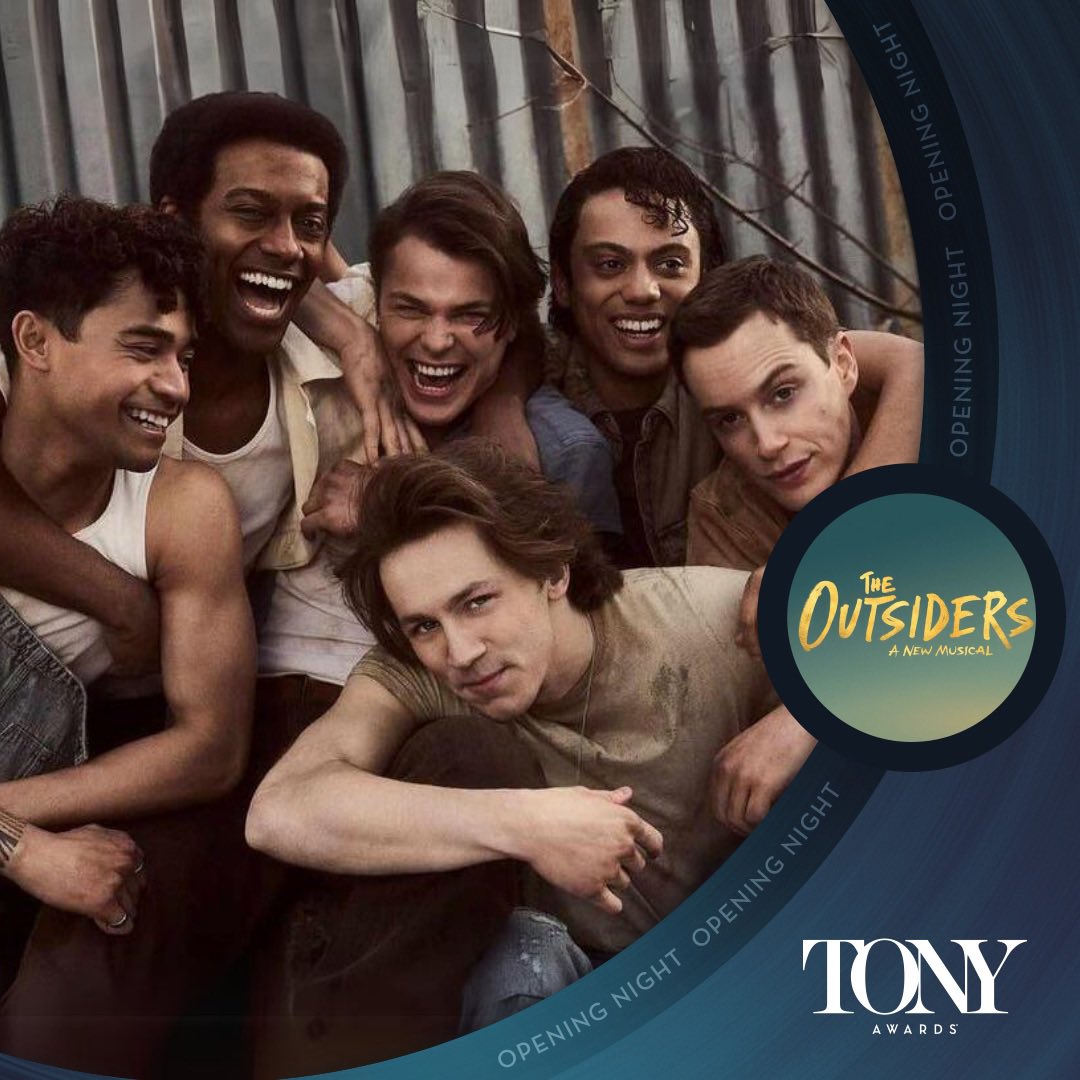 Find where you belong. 

THE OUTSIDERS is a story of friendship, family, belonging… and the realization that there is still “lots of good in the world.”

Happy #OpeningNight to @outsidersmusical!
📸: Miller Mobley