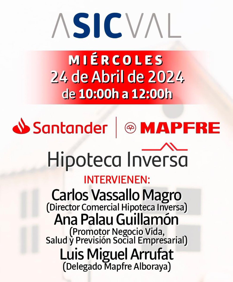 ASICVAL, Asc. de Inmobiliarias de la C. Valenciana tweet media