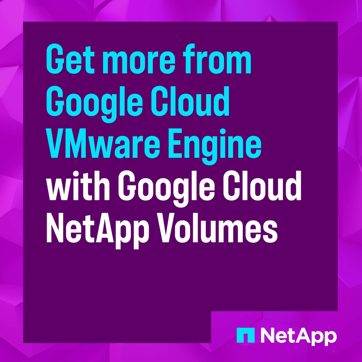 Level up your Google Cloud VMware Engine game with Google Cloud NetApp Volumes! 🚀 Now you can reduce costs of @VMware workloads on @googlecloud, achieve true cloud flexibility, & resize volumes without interruptions. Let those enterprise apps play: ntap.com/3Q09sTM