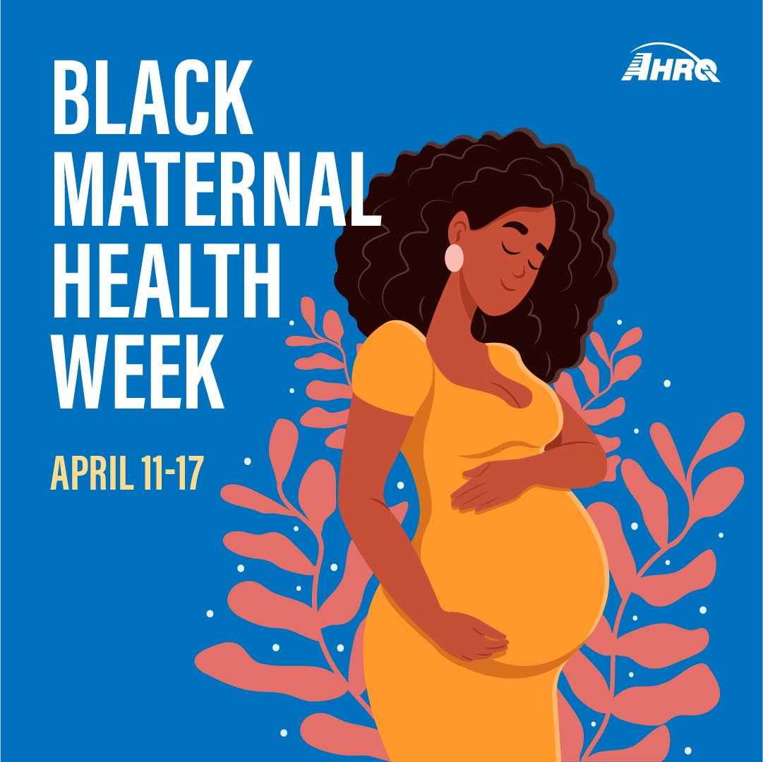 During #BMHW24, #AHRQ commits to actively working to understand and reduce disparities in maternal healthcare. We believe in the power of research to bring about systemic changes, ensuring Black mothers receive the quality care they need.