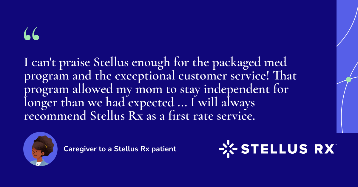 Our personalized pharmacy experience &amp; dedicated pharmacists not only provides support our patients, but also brings invaluable guidance to caregivers. From organized packaging to timely reminders, we're here to make the pharmacy experience smoother for everyone.