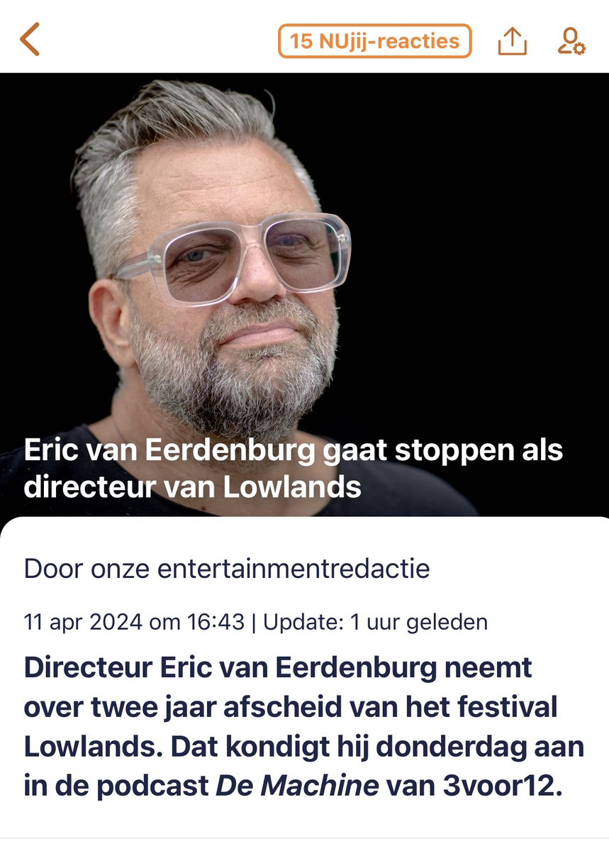 Je was niet altijd onze vriend van dit X (Twitter) account, maar het gaat je goed Eric! 

Tijd voor een frisse wind zullen we maar zeggen.
