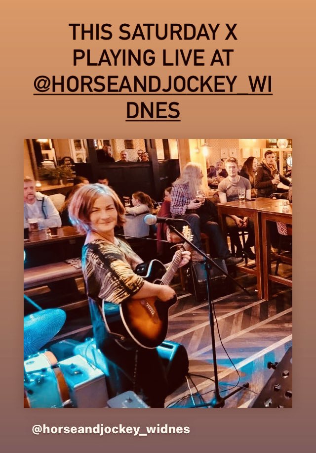 Looking forward to a little solo gig this Saturday (13th April)
at The Horse & Jockey in Widnes x

Beautiful outdoor area for live musicians to perform and it’s all undercover / heated too xx 😁

#livemusic #indieartist 
#acousticmusicians