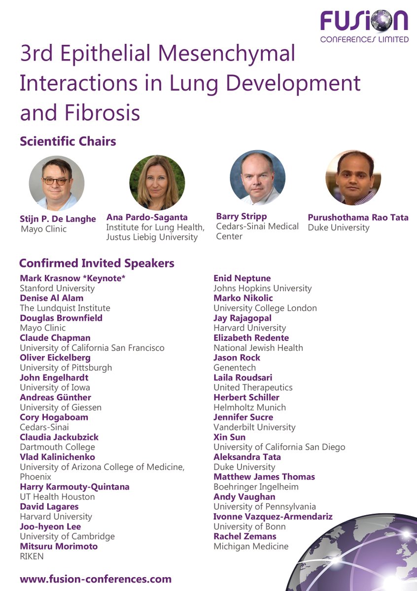 Join us in beautiful Malta for the next edition of #Fusionlung24 🇲🇹🫁 💰50% Student & Postdoc discounts available! 📰Programme online: bit.ly/3Y8yOBN 📆Early bird & talk deadlines close: 02 May 2024 #epithelial #lung @Delanghelab @LabStripp @ana_saganta @Tatalab_Duke