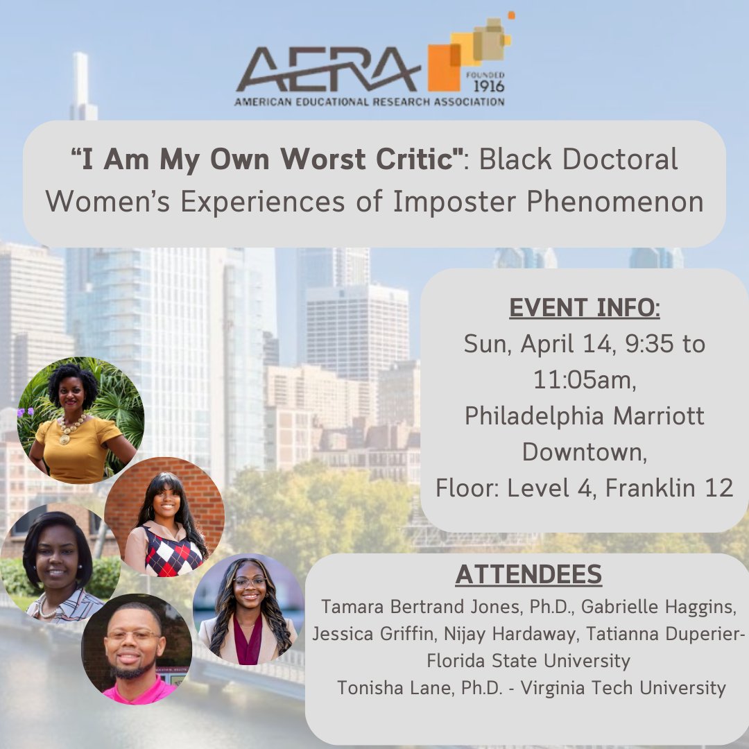 🗓Come join us for our session on Sunday at #AERA24 @tbertrandjones @SimplyxTati @nhardaway2