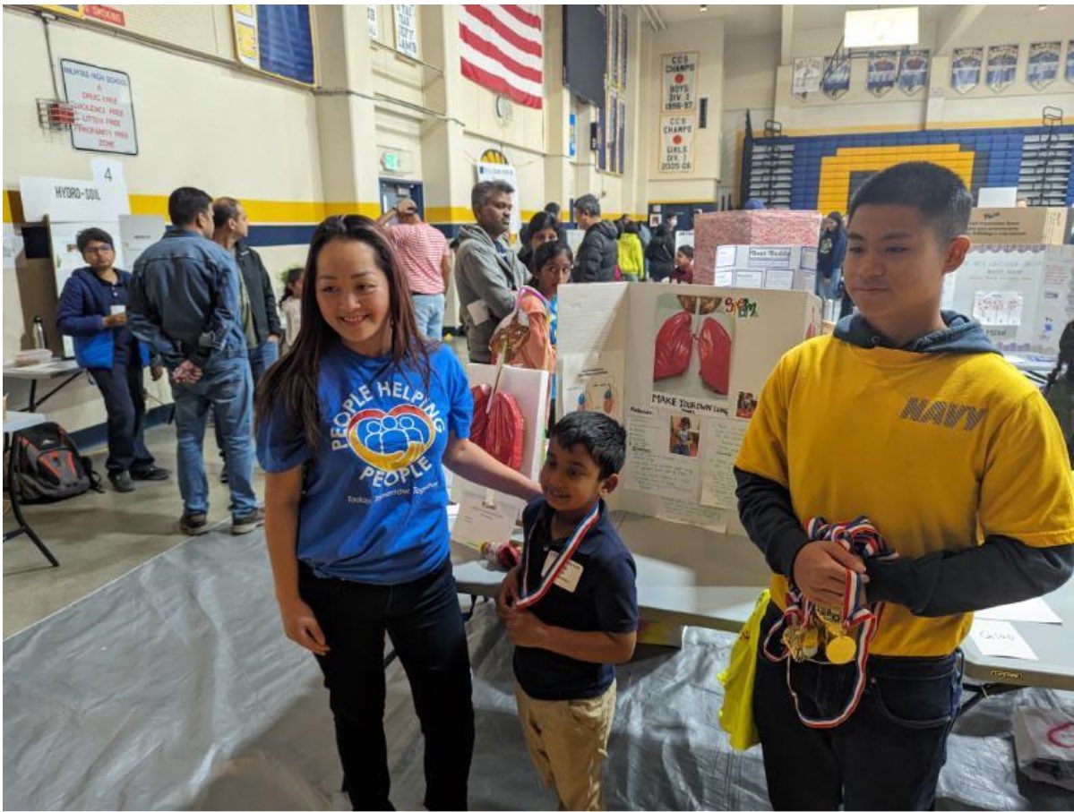 Meriwest's tweet photo. Proud to support our community's future leaders! Our Milpitas branch team had a blast at the #STEAM Showcase event with @MUSDFamily and #MCEF. https://t.co/8kxFiw2YBC
