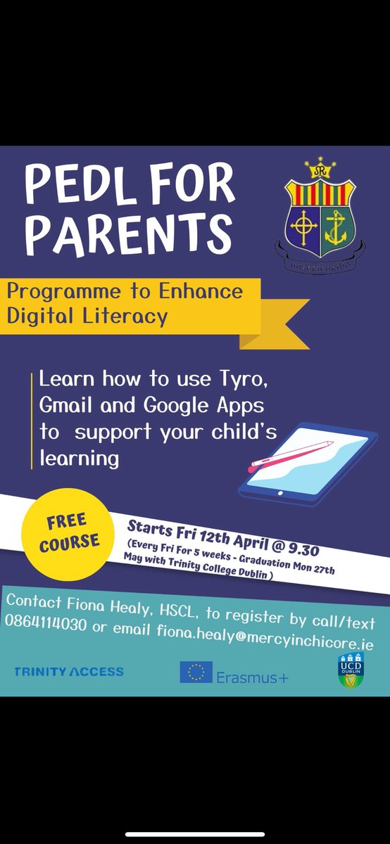 📢 Calling all parents of incoming 1st years 2024… all welcome! ☺️
