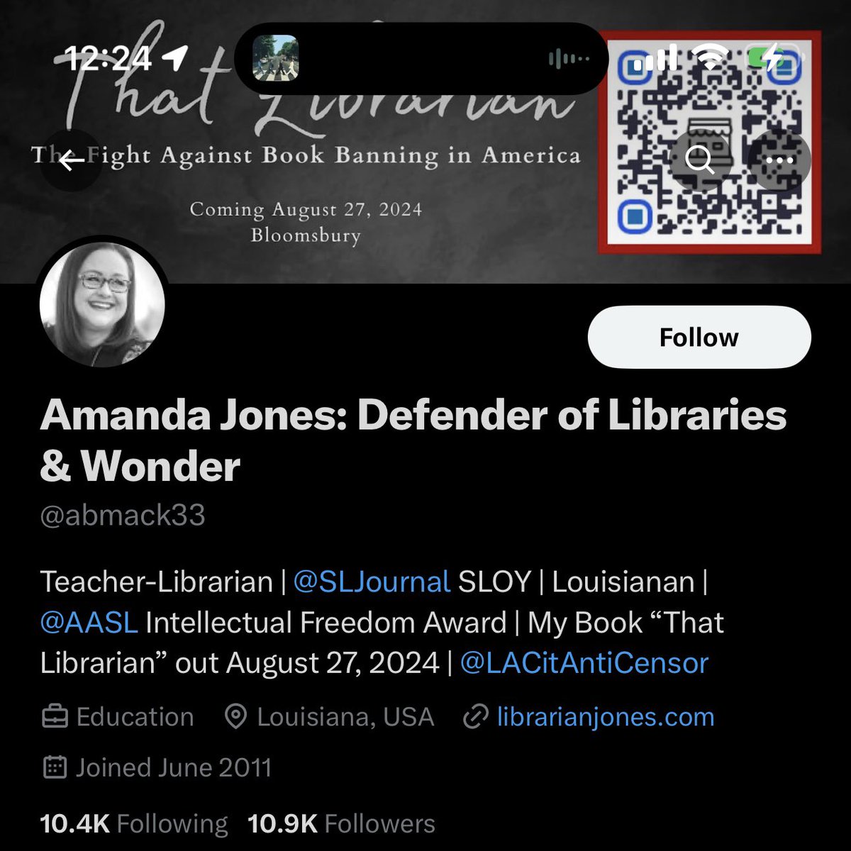 .@ALALibrary promoting nation’s leading child gr—mer school librarian Amanda Jones @abmack33. 

“Is this real life? My book is listed in @ALA_Booklist in the same space as some of my favorite authors like @jodipicoult, @mstessabailey, and @SlaughterKarin.”

#parenting #moms #dads