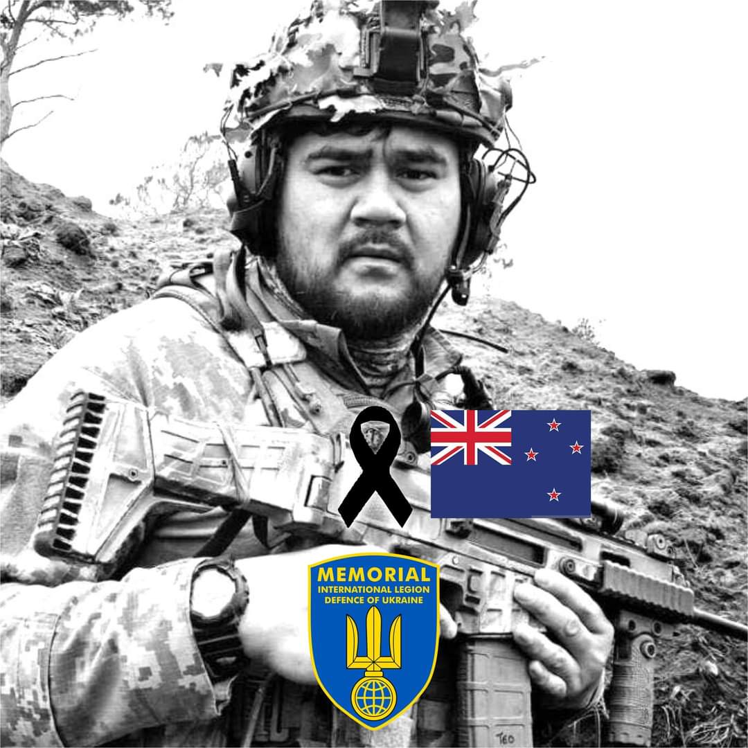 Our Beloved New Zealander Brother Kane Te Tai, who had been serving in Ukraine as a Volunteer succumbed on the Battlefield. Honor, Glory and Gratitude To Our Brother. March 2023!