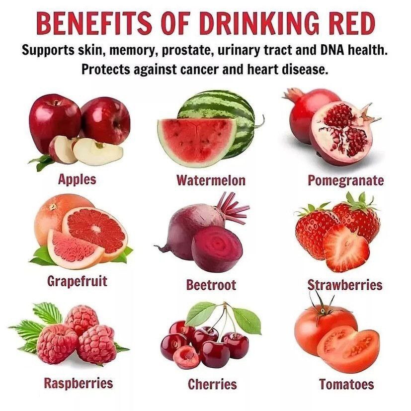 Unlocking the Health Benefits of Red Fruits and Vegetables 

🍉🍎🌶🍅🍓🍒

In the realm of nutrition, vibrant colors often signify potent health benefits, and when it comes to red fruits and vegetables, the spectrum of advantages is undeniable. From strawberries to tomatoes, red…