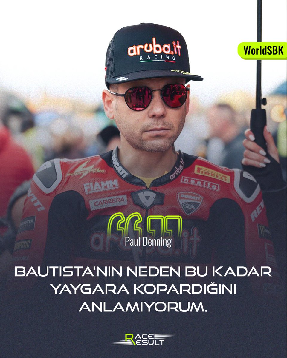 🎙️Yamaha Takım Patronu Paul Denning, Motorsport-Total'a verdiği röportajda Bautista'nın ağırlık kuralını eleştirmesi ile ilgili şunları söyledi: Alvaro kış boyunca biraz kilo aldı. Ekstra eklenen ağırlık neredeyse hiç. Bundan eminim. Yaptığı şey acınasıydı. Kendisi iki kez dünya…