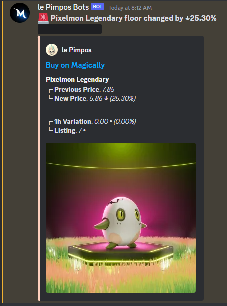 GM to my 2 active followers 🚀🚀🚀🔥🔥🔥

You should know that I'm building a private server (free join BUT invite only) where I'm developing several tools mainly focused on onchain activity and p2e alerts.

The screenshots you see here are taken today from different channels and