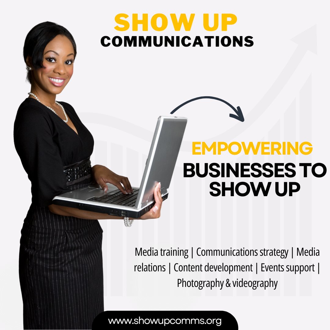 Struggling with developing a communications strategy, writing content, and connecting with media to give you visibility? We have got you covered.

See more >> bit.ly/3I71OTy

#ShowUpCommunications #communications #mediatraining #mediarelations #events #strategy