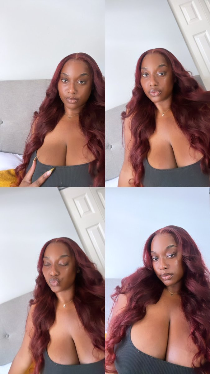 queen23nana's tweet image. Burgundy was calling my name…😗