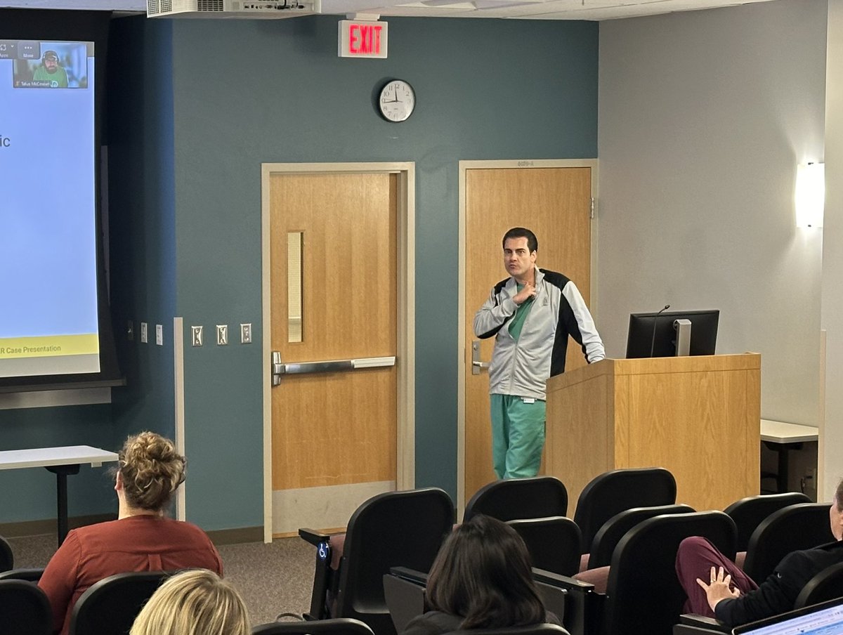 IowaEMResidency's tweet photo. Another great day in EM education @Iowa_EM with a simulation stressing multiple aspects of social medicine followed by M&amp;M given by Josh Bauer. https://t.co/5lXrrqHb4V