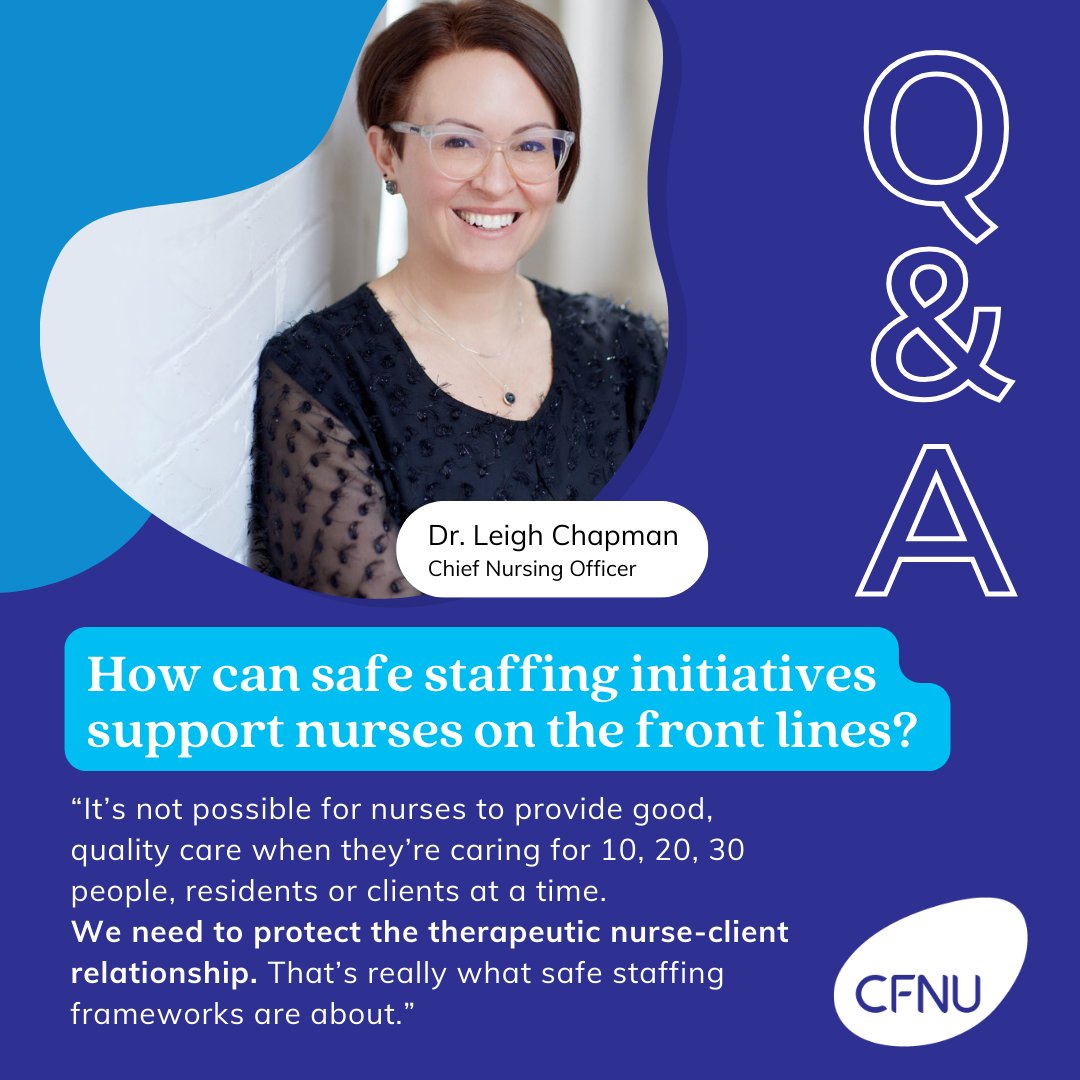 #DYK that when nurse-patient ratios were introduced in California, it was in the context of a #NursingShortage? Read more of our discussion with Dr. Leigh Chapman on the groundbreaking Nursing Retention Toolkit: nursesunions.ca/by-nurses-for-… #NurseTwitter #cdnhealth @LeighChappy