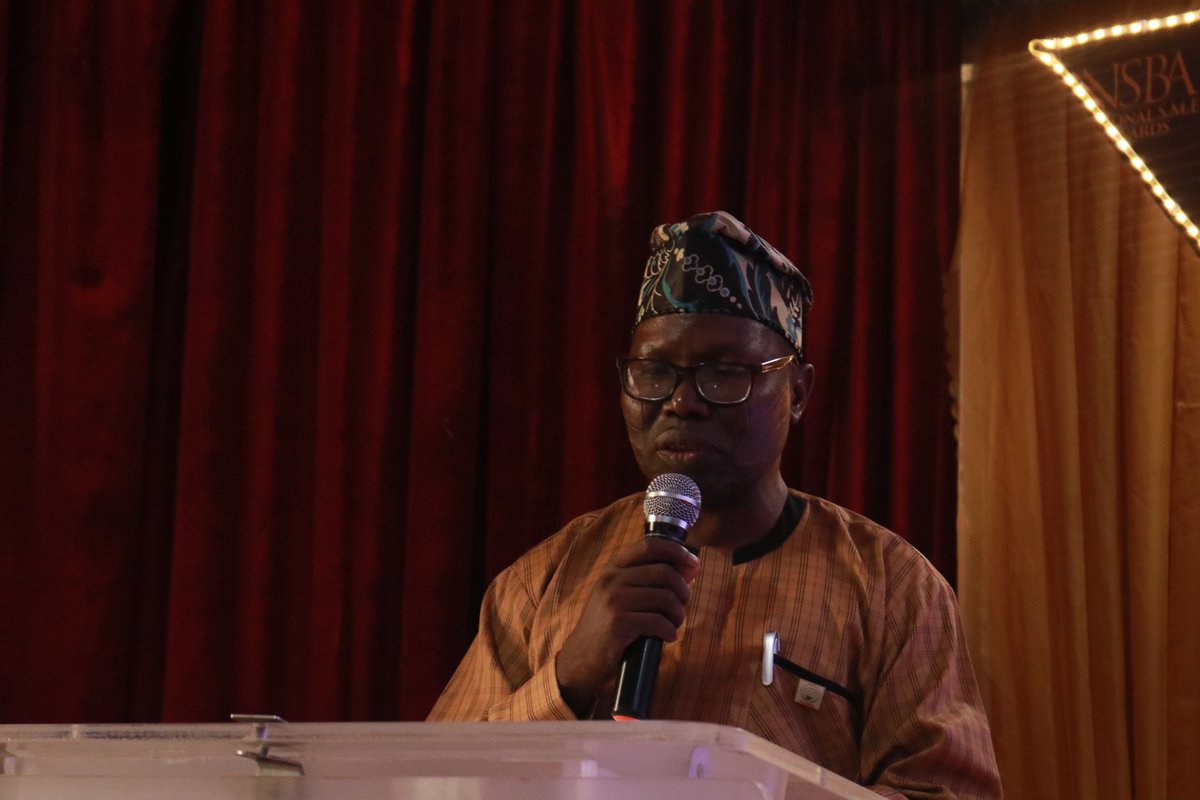 SOUQNewsTV's tweet photo. SOUQ News TV is live from the 4th Nigeria National SME Business Awards 2024, capturing every moment of collaboration and success. Follow along for exclusive updates. #SMEBusinessAwards #SOUQNewsTV #LiveCoverage #ASBON https://t.co/Xci1pVpF2m