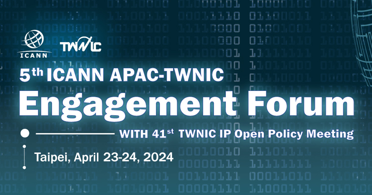 CSC’s Alban Kwan joins panelists Edmon Chung and Kenny Huang to share initiatives on mitigating cybersecurity issues, and the cybersecurity investigation scene in Taiwan, at the 5th @ICANN APAC-@twnic_ia Engagement Forum’s Day 2 Plenary. Register here. forum.twnic.tw/2024/index.htm