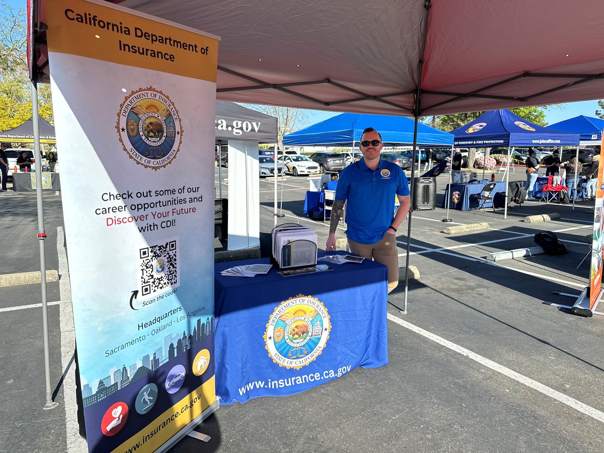 Come check out the CA Department of Insurance (CDI) today at the EDD Mark Sanders Job Center Career Fair from 8am to 2pm and learn about the various opportunities available to you! #DiscoverYourFuture #InsureCA Event Location: 2901 50th St, Sacramento, CA 95817.