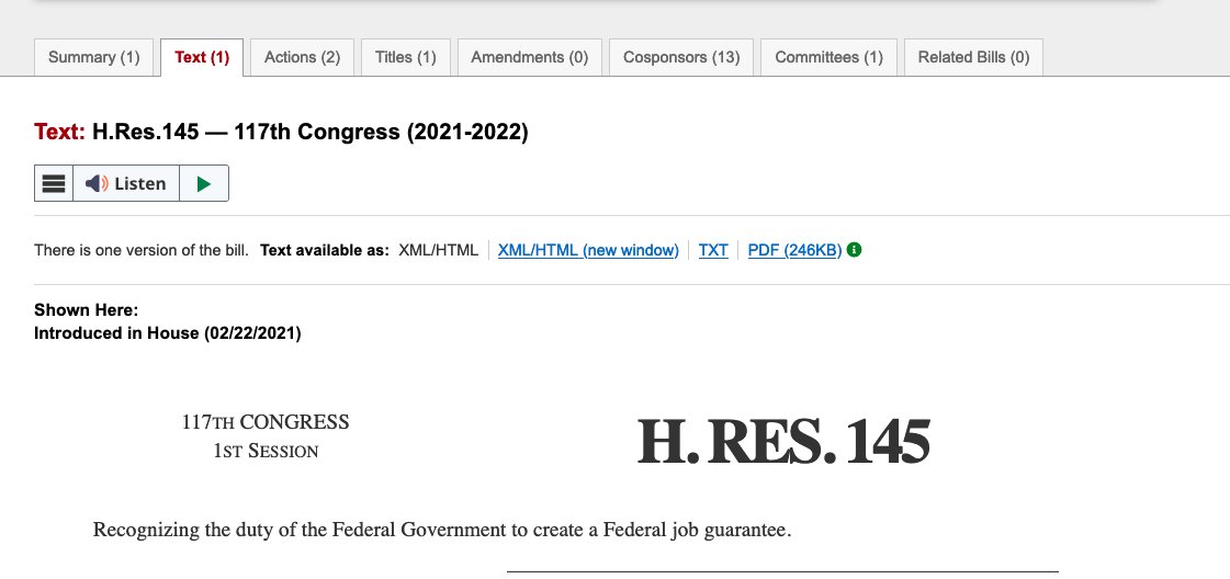 I'm very sad to learn of Steve's death. His @PennPress book--People Must Live by Work--deserves wide readership. We didn't know each other particularly well, but we collaborated on @RepPressley's 2021 House Resolution for a federal Job Guarantee. congress.gov/bill/117th-con…