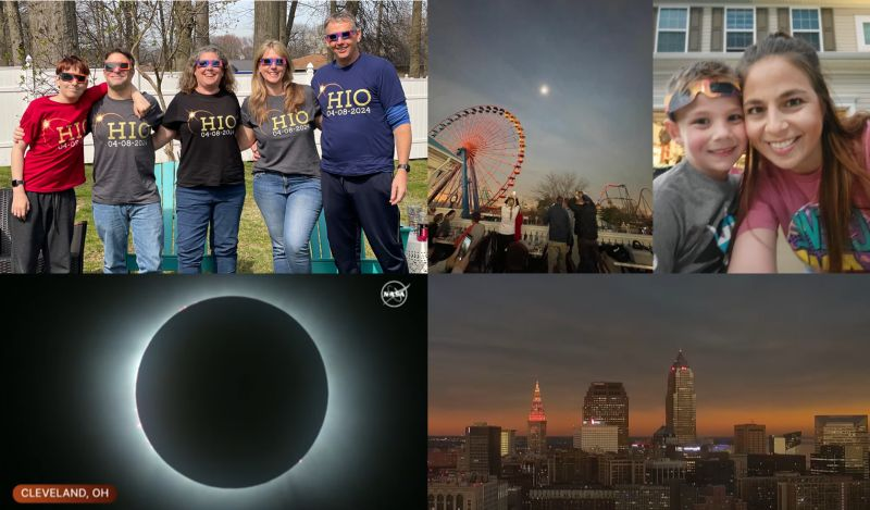 Acuative's tweet image. The Acuative Global Operations Center in Cleveland, OH was fortunate to be in the path of eclipse totality on Monday. Our team was able to witness a once in a lifetime experience and enjoy a spectacular event. We also made sure the lights were still on at our NOC! 🌒 #eclipse24