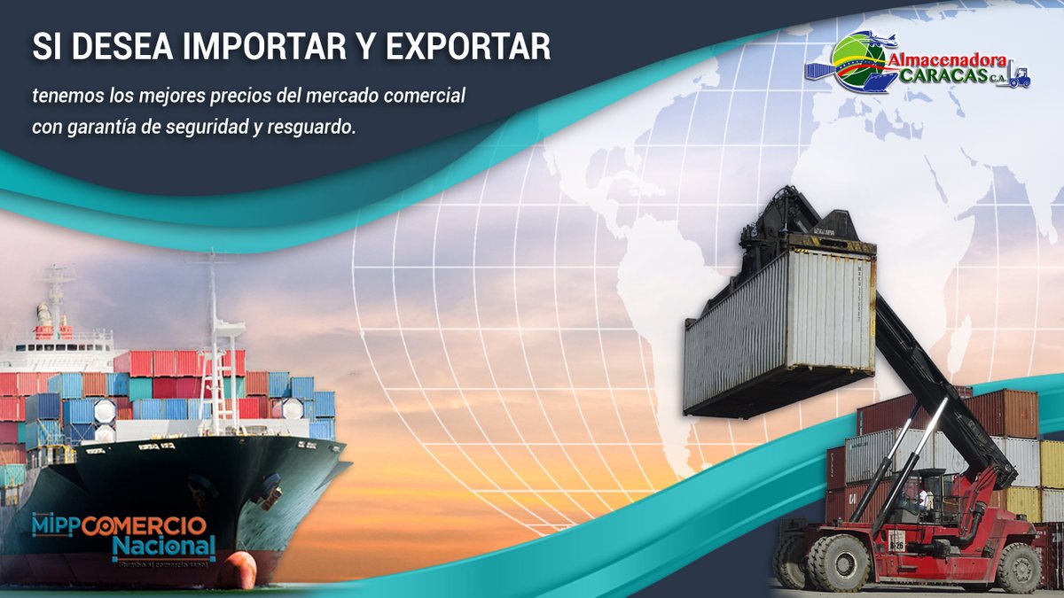 ✅Sí desea Importar y Exportar en Almacenadora Caracas tenemos los mejores precios del mercado comercial con garantía en seguridad y resguardo. 📦📢🚛 ¡Somos Indetenibles!