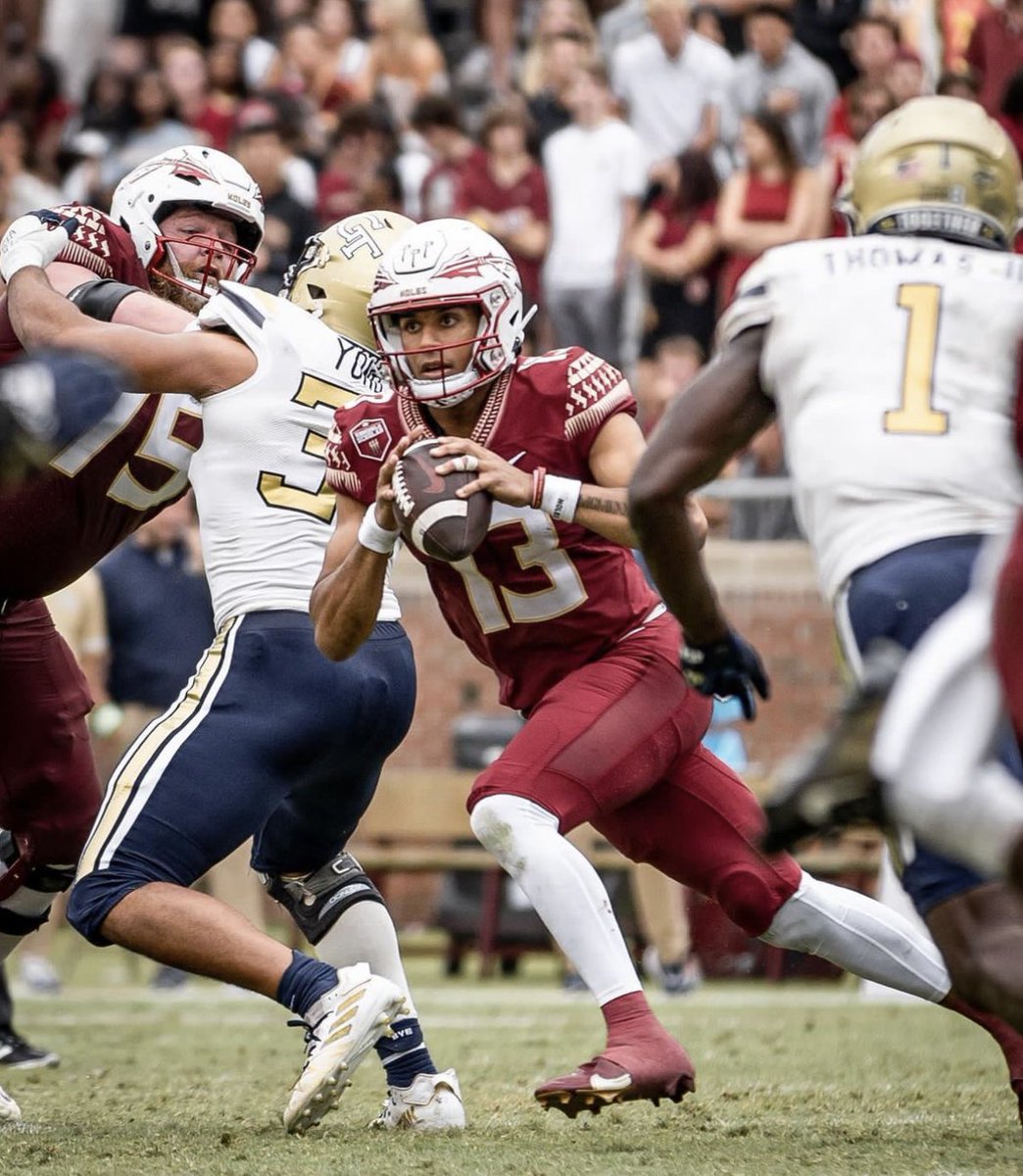 Florida State QB Jordan Travis has a 30 visit with the #Jets this weekend, per source. The 2023 ACC Player of the Year is ahead of schedule with his rehab from his fractured fibula and should be ready to go for training camp.